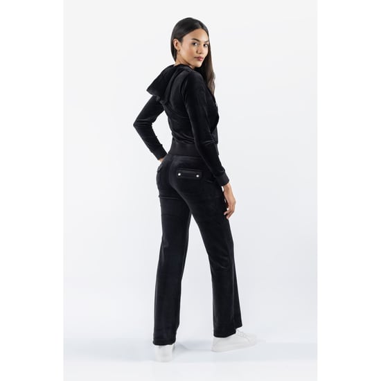 Juicy Couture Del Ray Polyester Damen schwarze Jogginghosen - Image 4