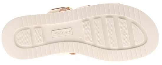 Hush Puppies Damen Sandalen Celeste Slip-On Gladiator Leder Schnalle Beige - Image 5