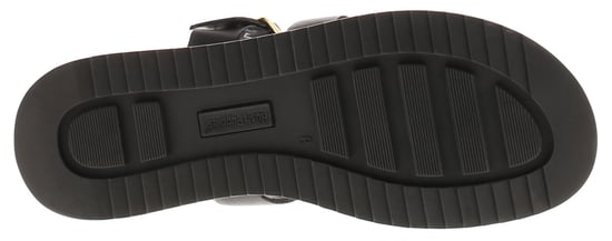 Hush Puppies Damen Sandalen Celeste Slingback Gladiator Leder Schnalle Schwarz - Image 5
