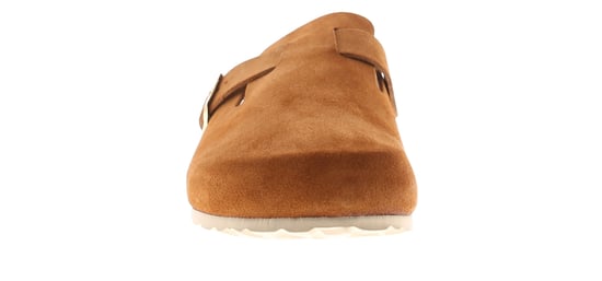 Hush Puppies Damen Sandalen Bailey Geschlossene Zehe Mule Leder Flach Slip-On Beige - Image 3