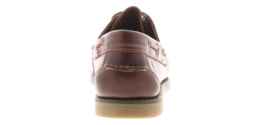 Hush Puppies Herren Bootsschuhe Wilson Bootsschuh Leder Schnürschuh braun - Image 4