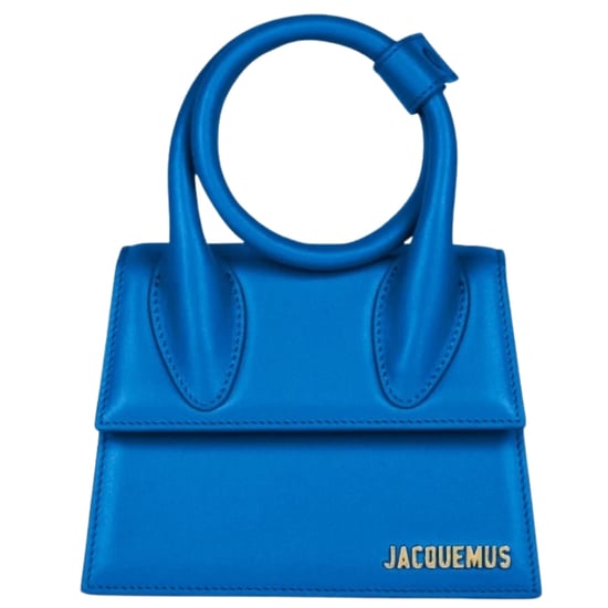 Jacquemus Le Chiquito Noeud Blaue Tasche - Image 1