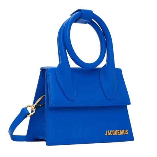 Jacquemus Le Chiquito Noeud Blaue Tasche - Image 4