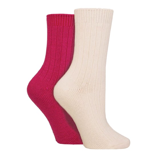 4er Pack Damen Kaschmir Stoppersocken | Atmungsaktive Gemütliche Rippensocken für das Bett - Image 3