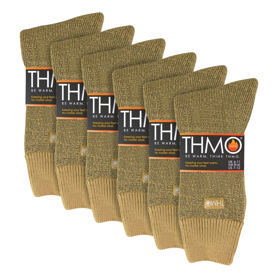 6 Paar Herren Weiche Atmungsaktive Thermosocken - Image 2
