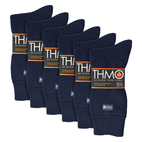 6 Paar Herren Weiche Atmungsaktive Thermosocken - Image 2