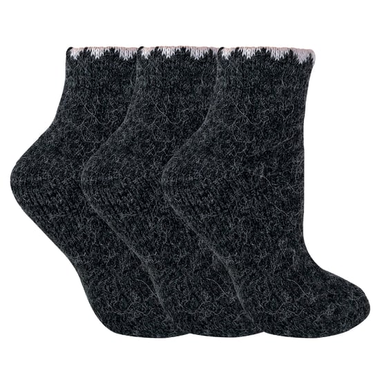 3 Paar Damen Kurzsocken aus Alpaka-Wolle mit Feuchtigkeitsregulierung - Image 1