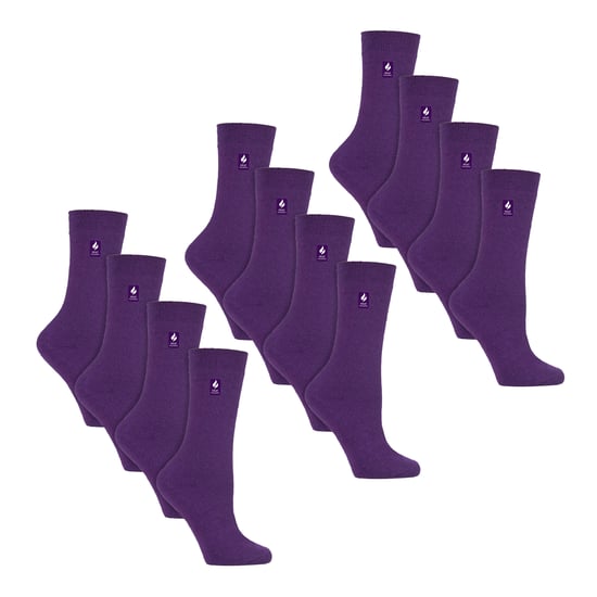 12 Paar Damen Ultra-Leicht Weiche Thermo Socken - Image 1