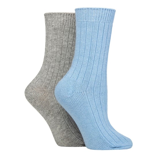 4er-Pack Damen Kaschmir-Stiefelsocken | Atmungsaktive gemütliche gerippte Wollschlafsocken - Image 3