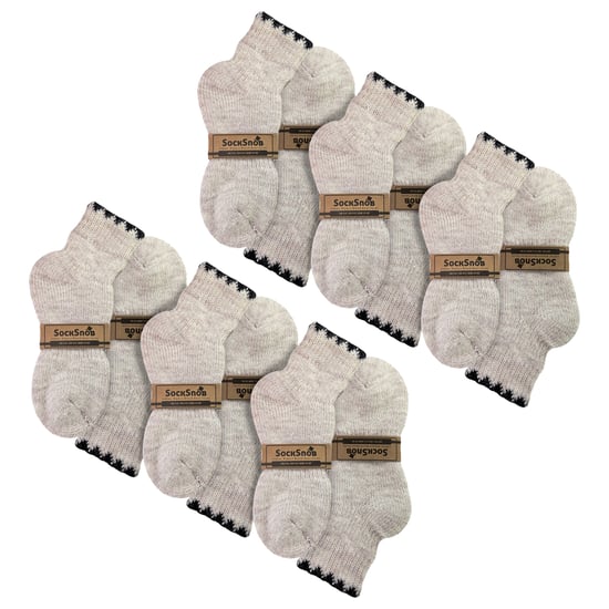 6 Paar Damen Kurze Alpaka-Woll Feuchtigkeitsableitende Socken - Image 2