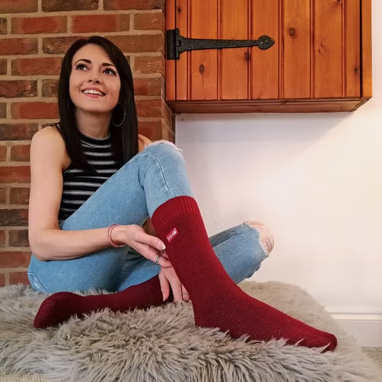 THMO 6 Paar weiche, atmungsaktive Thermosocken Damen - Rosa - Image 3