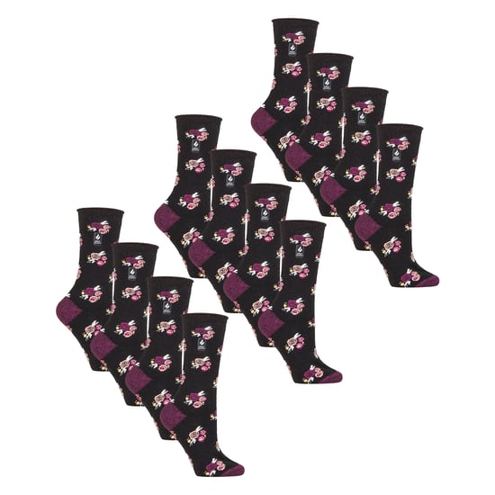 12 Paar Damen Ultra Lite Weiche Thermosocken - Image 1
