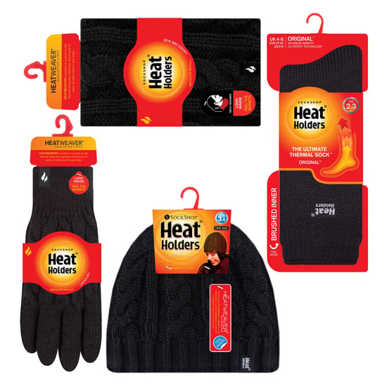 Damen Thermo Winter Set - Mütze, Handschuhe, Halswärmer & Twisted Socken - Image 2