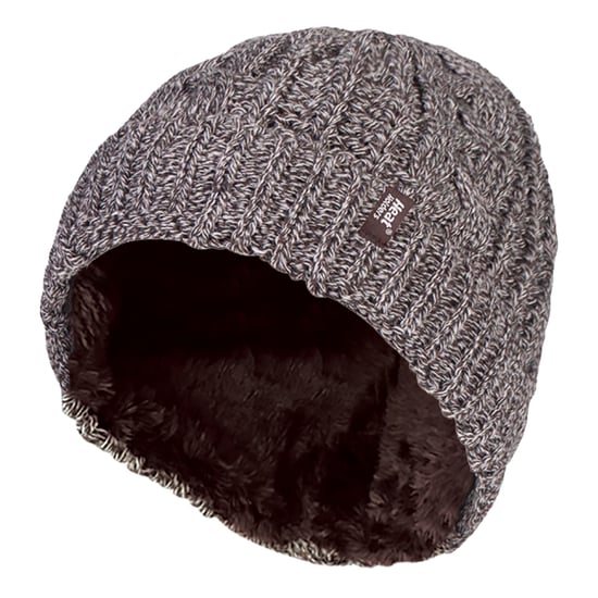 Damen Kabel-Umdrehung Warm Thermal Beanie Mütze - Image 1