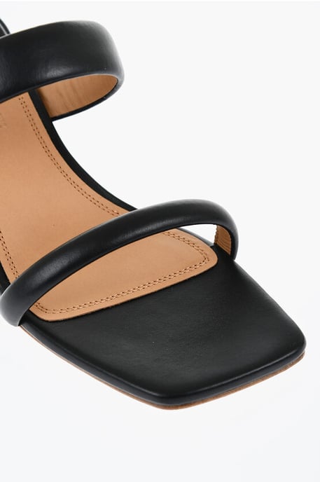 Ledersandalen SPRING mit Standardabsatz 6 cm in Schwarz - Image 4