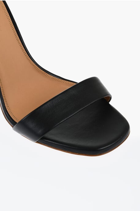 JUG Sandalen aus Leder mit Keilabsatz, 9 cm, in Schwarz - Image 4