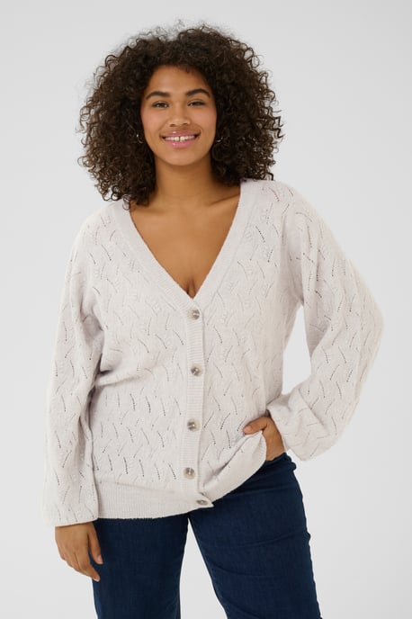 Strickjacke Regular fit light grey - Image 3