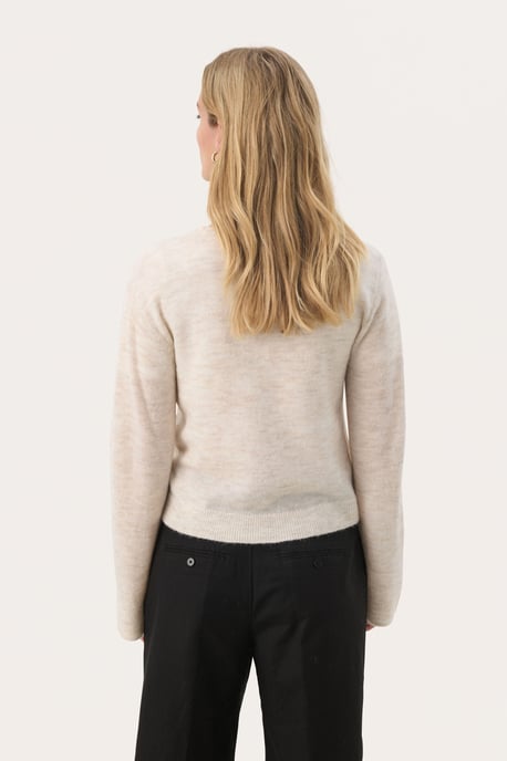 Strickjacke Easy fit beige - Image 4