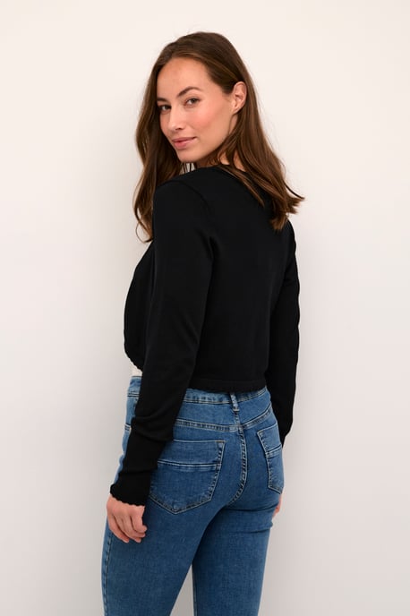 Strickjacke Klassischer Schnitt black - Image 2