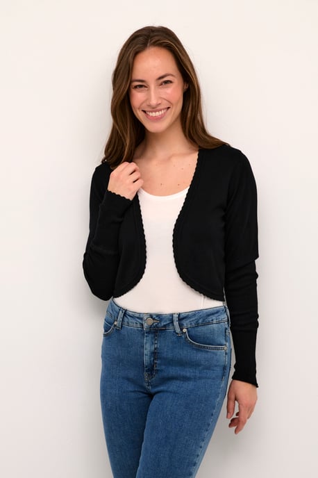 Strickjacke Klassischer Schnitt black - Image 3