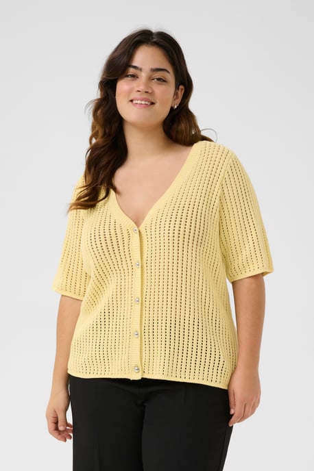 Strickjacke Regular fit yellow - Image 3