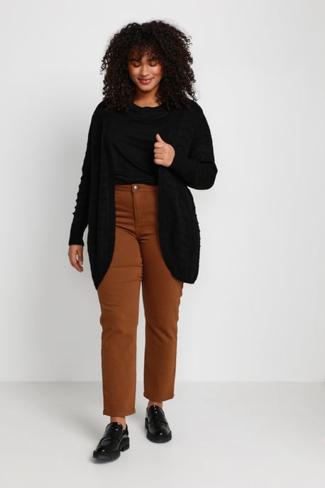 Strickjacke Regular fit black - Image 2