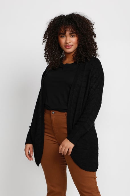 Strickjacke Regular fit black - Image 5