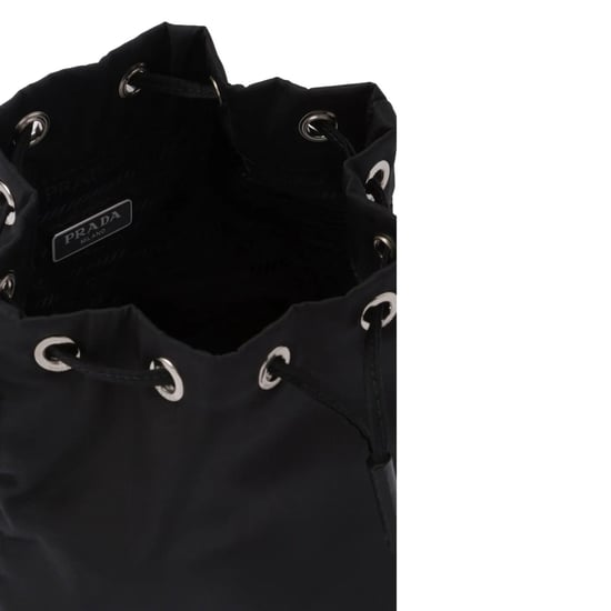 Prada Nylon- und Lederbeutel mit Kordelzug - Image 3