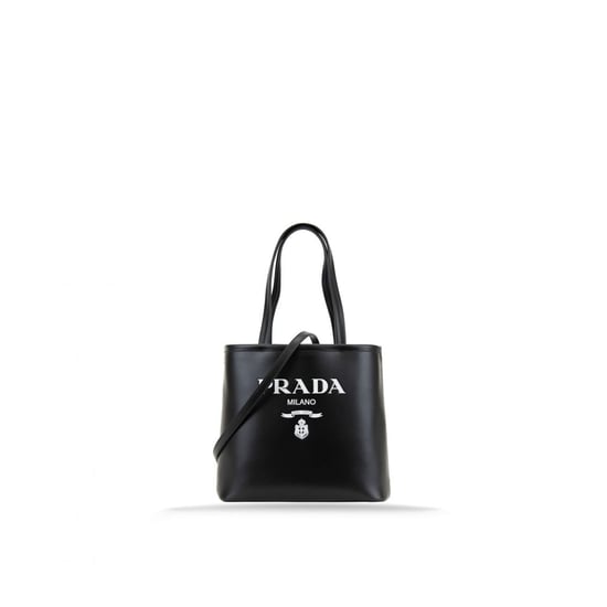 Prada Logo-Tragetasche aus Leder - Image 1