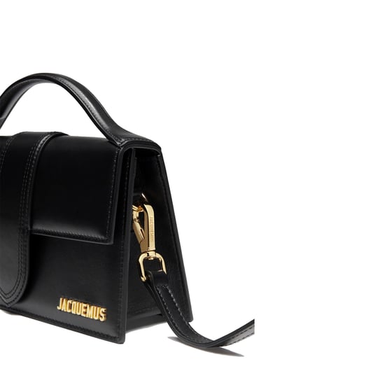Jacquemus Le Grand Bambino Lederhandtasche - Goldlogo - Image 3
