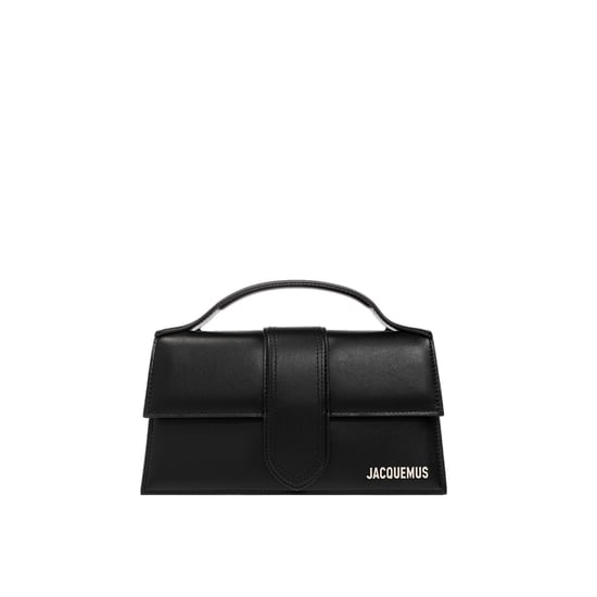 Jacquemus Le Grand Bambino Schultertasche Silber Logo - Image 1