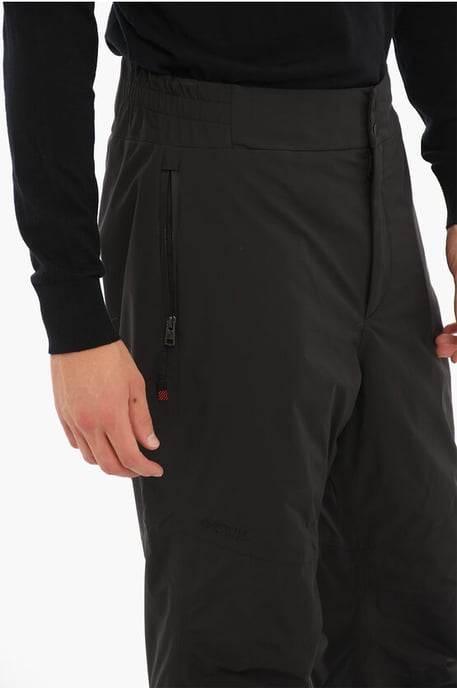 Wasserdichte, wattierte Skihose aus Stoff in Schwarz - Image 3