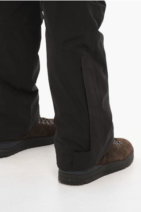 Wasserdichte, wattierte Skihose aus Stoff in Schwarz - Image 4