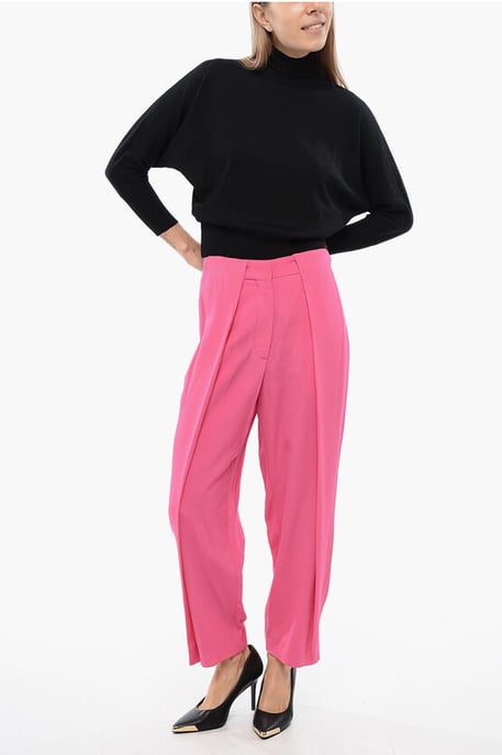 Tapered-Fit High-Waist-Hose in Pink - Image 3