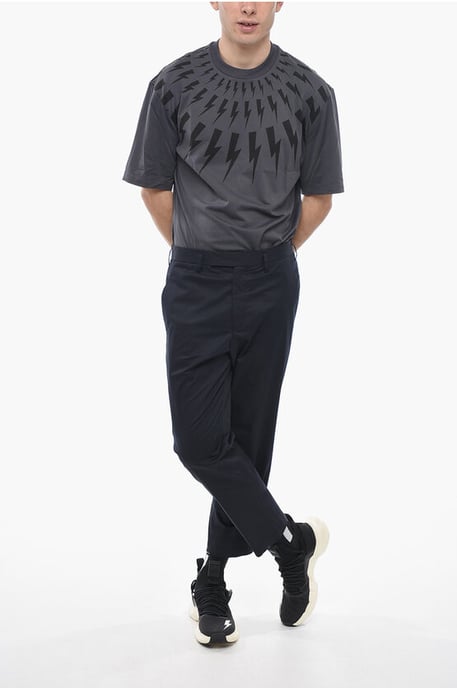 Slim Fit JAMIE Hose mit Gürtelschlaufen in Blau - Image 4
