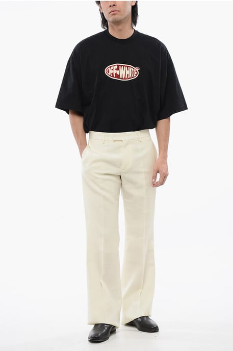 Flare-Fit-Hose in Beige - Image 4