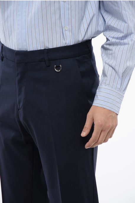 Wollmischung MOTINO Hose in Blau - Image 2