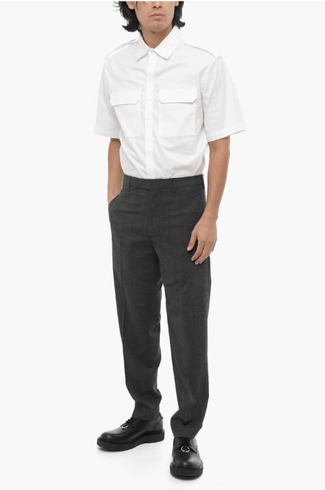 Districk Karierte Slim-Fit-Hose in Grau - Image 3