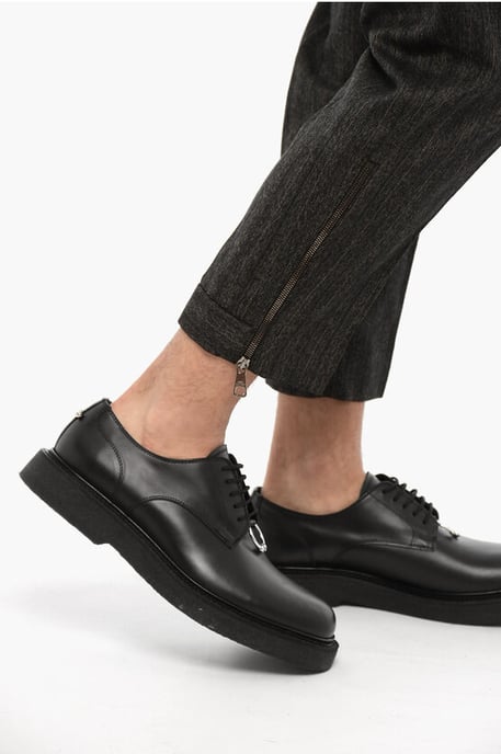 Slim Fit Freizeithose aus Schurwolle in Grau - Image 4