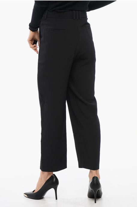 Tapered-Fit High-Waist-Hose in Schwarz - Image 4
