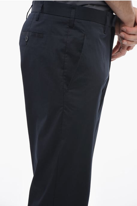 Slim Fit JAMIE Hose mit Gürtelschlaufen in Blau - Image 3