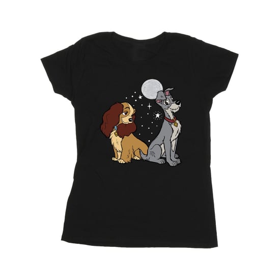 Disney - "Lady And The Tramp" T-Shirt für Damen (Schwarz) - Image 1