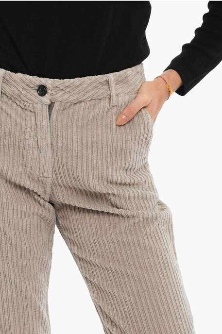 Cordhose mit 4 Taschen in Grau - Image 3