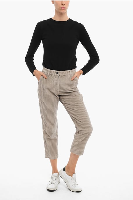 Cordhose mit 4 Taschen in Grau - Image 4