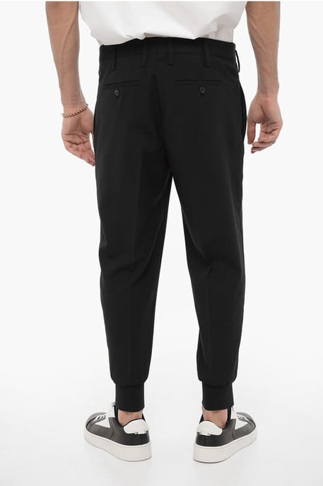 Niedrig taillierte Slim Fit JACK Hose in Schwarz - Image 2