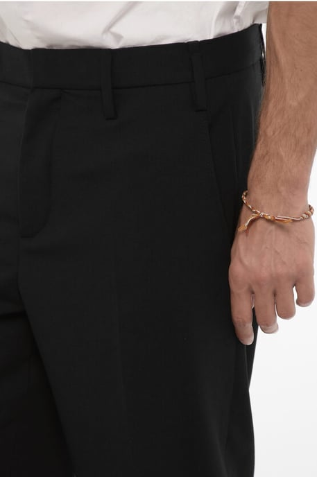 Niedrig taillierte Slim Fit JACK Hose in Schwarz - Image 3