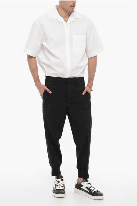 Niedrig taillierte Slim Fit JACK Hose in Schwarz - Image 4