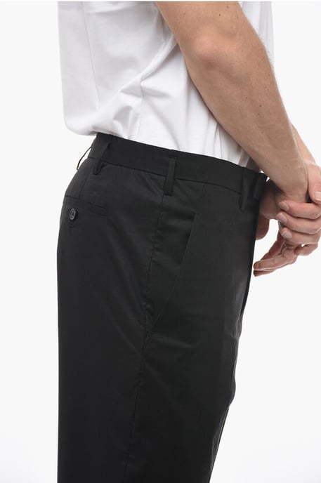 JAMIE Hose mit normaler Taille und schmaler Passform in Schwarz - Image 3