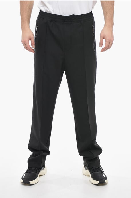 Loose Fit Hose LOUIS mit elastischem Bund in Schwarz - Image 1