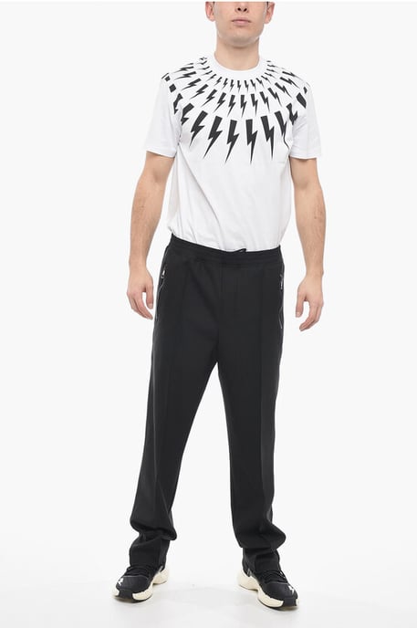 Loose Fit Hose LOUIS mit elastischem Bund in Schwarz - Image 4